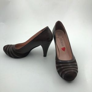 HANDMADE SUEDE LEATHER WOMAN HEELS